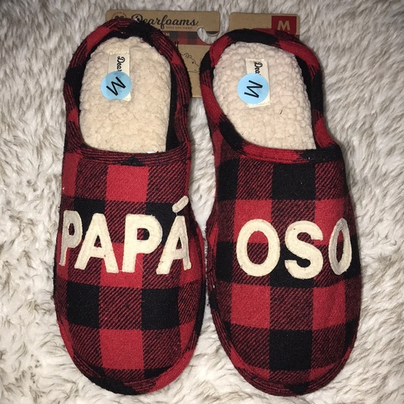 dearfoams Other - Dearfoams PAPA OSO slippers size 9/10